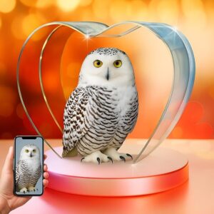 Personalized 3D Crystal Pet Photo Custom Laser Engraved Pet Memorial Keepsake Unique Dog & Cat Memory Gift Pet Loss Remembrance Customizable Pet Photo Gift for Dog or Cat Lovers- (Small)